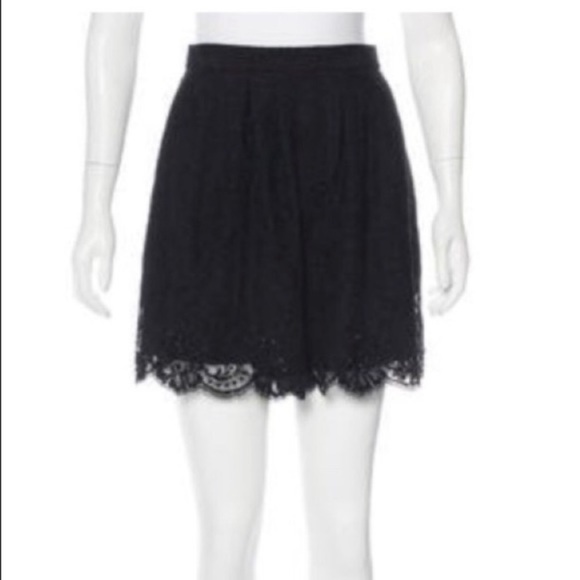 🎉LAST CHANCE🎉 PAMELA DENNIS Black Lace Sequin Beaded Dress Shorts - Picture 8 of 8